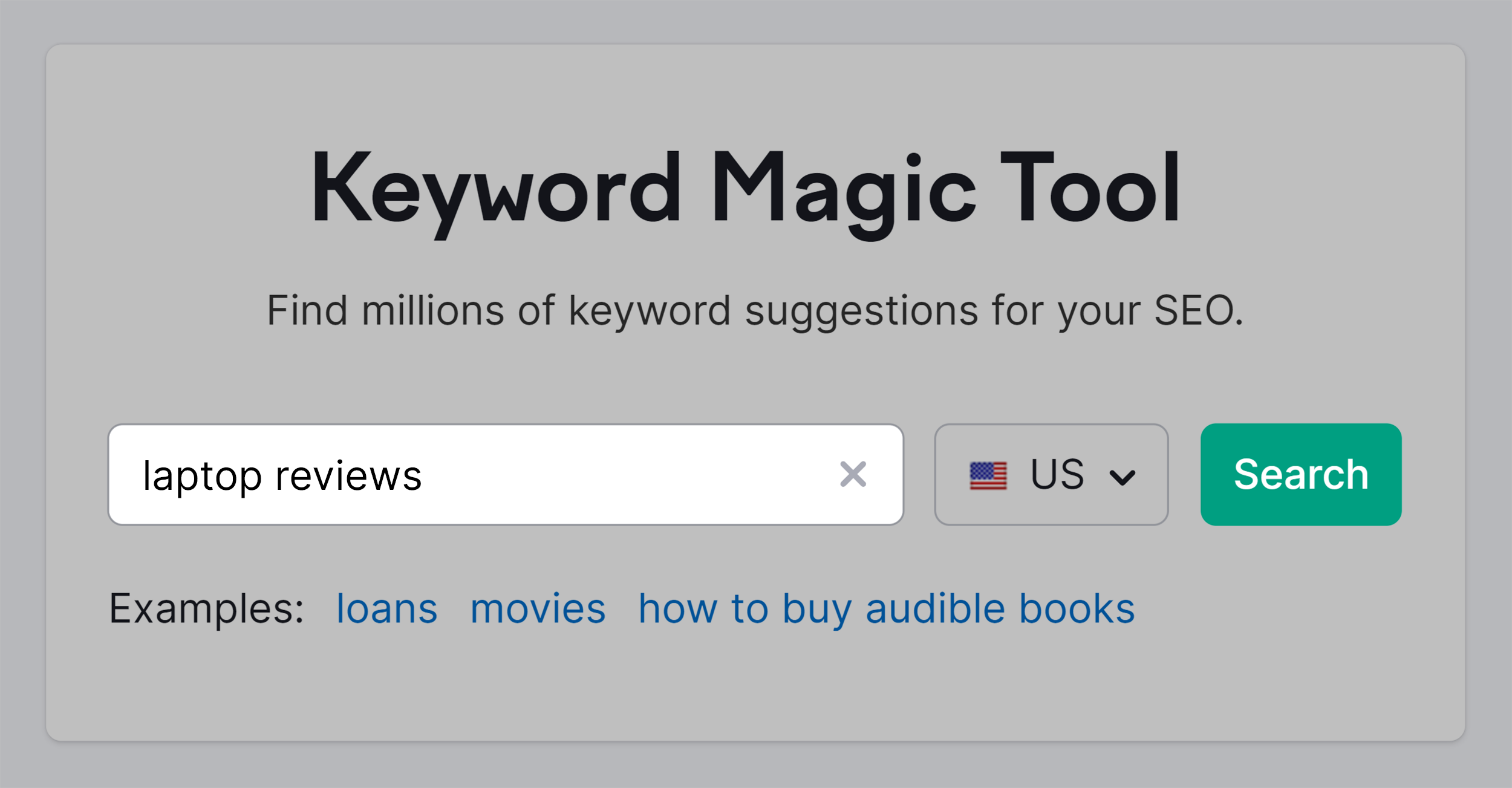 Keyword Magic Tool – Search – Laptop reviews