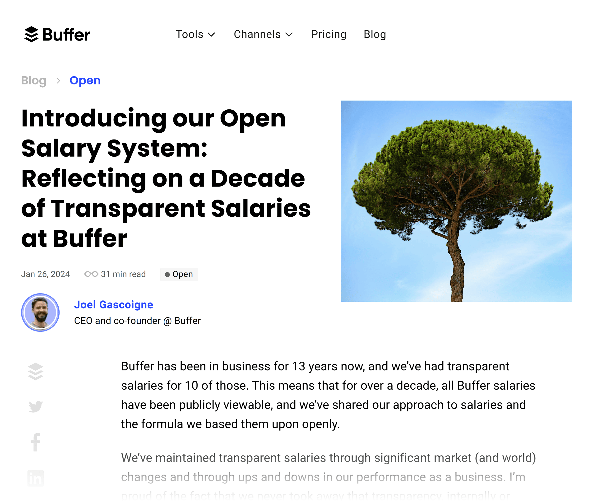 Buffer – Salary System