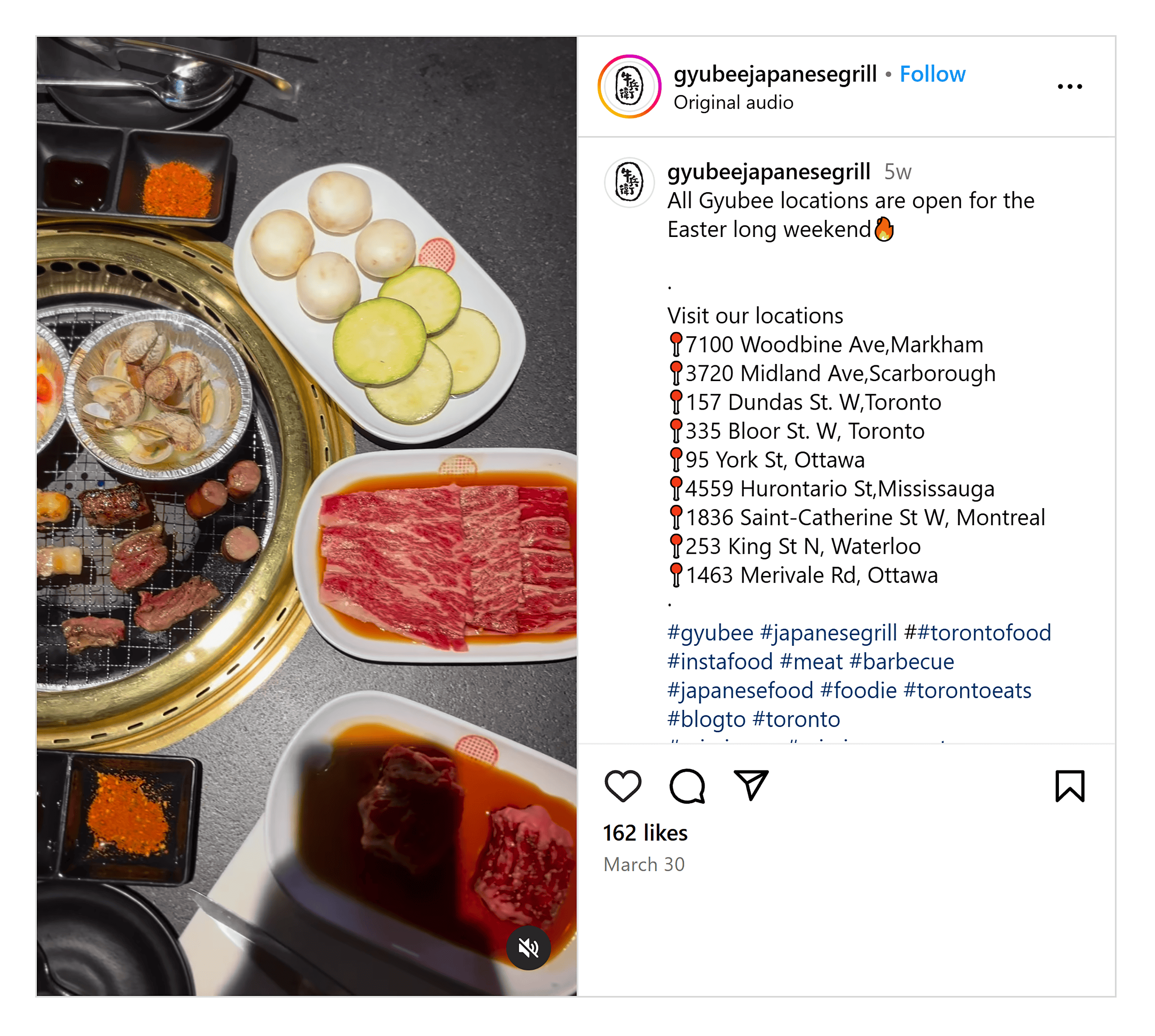 Gyubee Japanese Grill – Instagram video