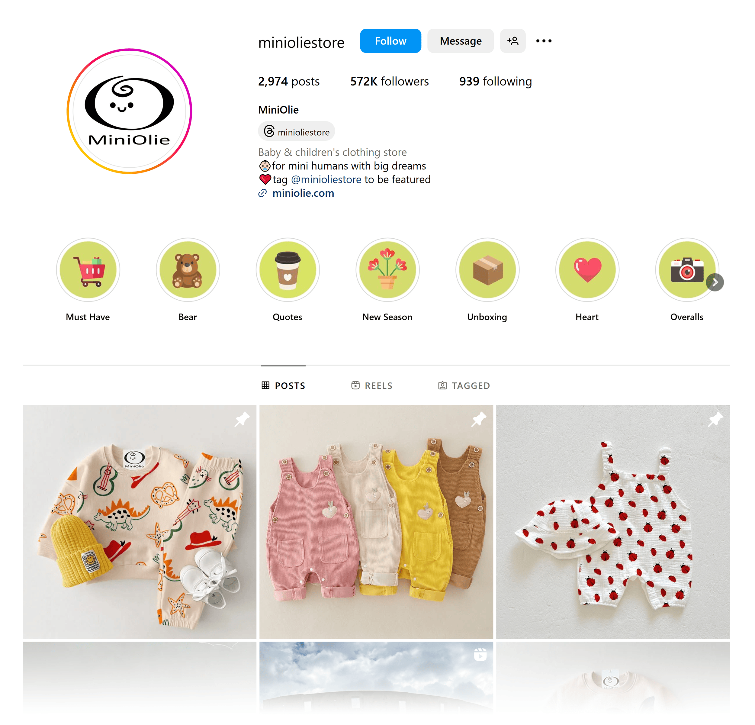 Instagram – MiniOlie Store