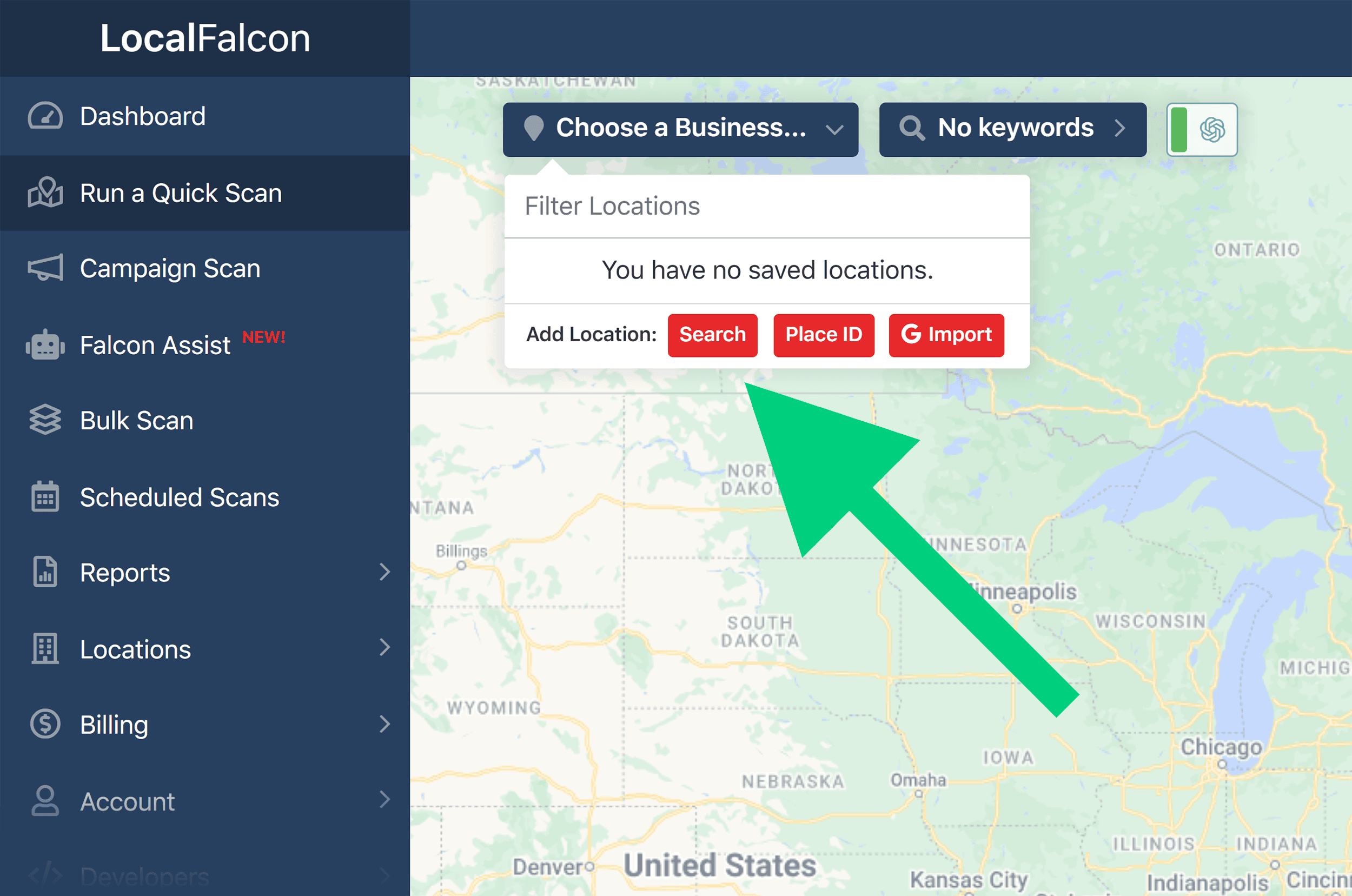 LocalFalcon – Map Scan